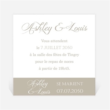 Carton d'invitation mariage notre annonce en photos