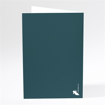 Menu mariage harmonie - Dos du menu