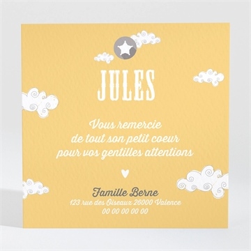 Remerciement naissance notre petit shérif