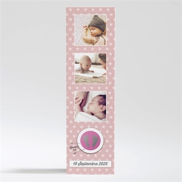 Faire-part naissance des photos pour une surprise - Faire-part non gratté