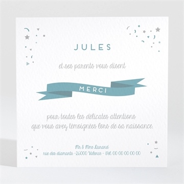 Remerciement naissance petits pieds