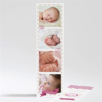 Faire-part naissance jolis motifs scandinave photo