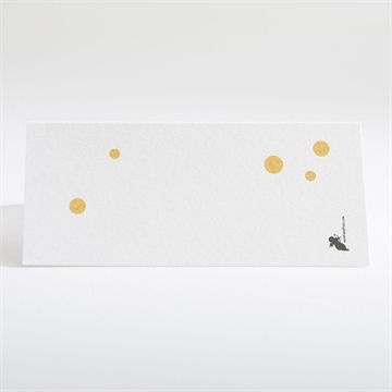 Marque-place mariage fêtons mes amis, fêtons! - Dos du marque-place