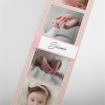 Faire-part naissance clin d'oeil - Détail du faire-part