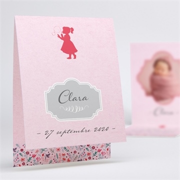 Faire-part naissance elégante fille