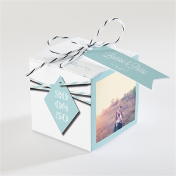 Boîte de dragées mariage notre bande son!