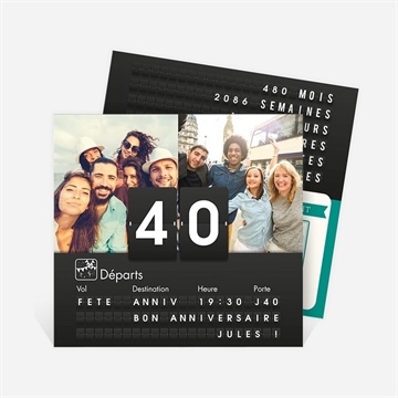 Carte anniversaire carte anniversaire