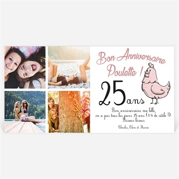 Carte Anniversaire Ref N Monfairepart Com Carte Anniversaire Ref N Monfairepart Com