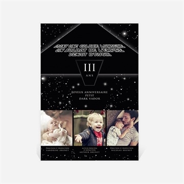 Carte anniversaire carte anniversaire - Dos de la carte