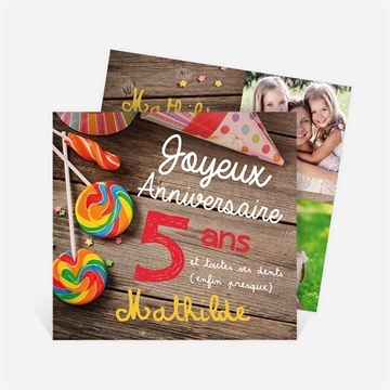Carte anniversaire carte anniversaire