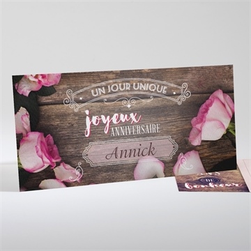 Carte Anniversaire Ref N Monfairepart Com