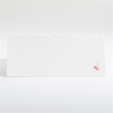 Marque-place communion sa première communion - Dos du marque-place