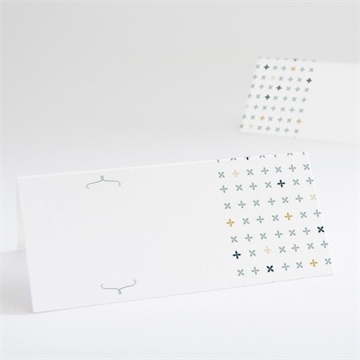 Marque-place communion ambiance art déco