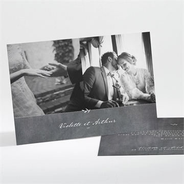 Remerciement mariage gravure sur ardoise