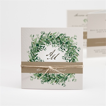 Faire-part mariage ronde de bonheur