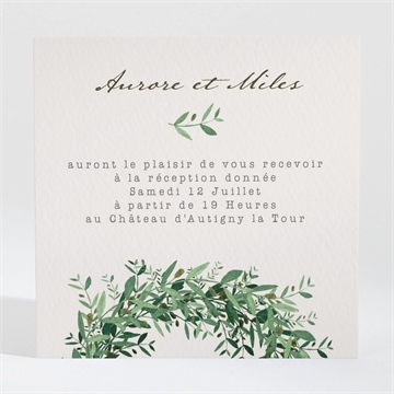 Carton d'invitation mariage ronde de bonheur