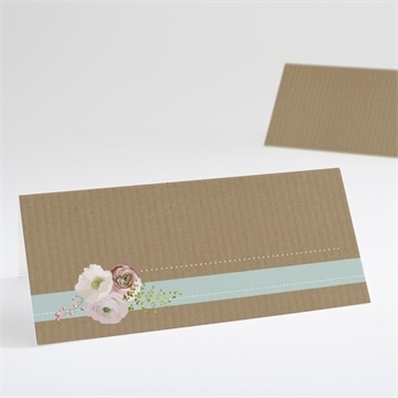 Marque-place mariage naturel