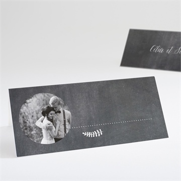 Marque-place mariage annonce ardoisée