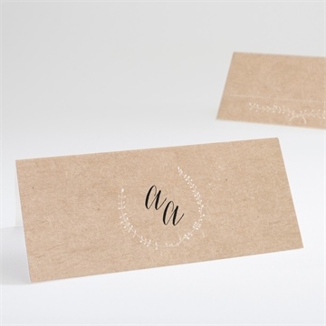 Marque-place mariage célébration d'amour