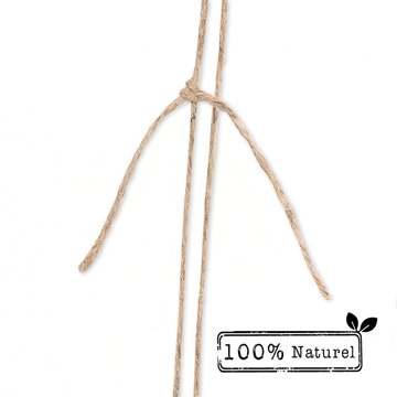 Faire-part mariage ardoise originale - Détails de la ficelle