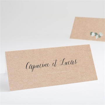 Marque-place mariage bel eucalyptus