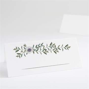 Marque-place mariage couronne d'olivier