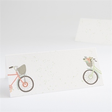 Marque-place mariage en tandem