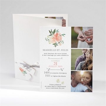 Faire-part mariage belle union