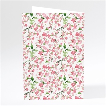 Menu mariage fraicheur - Dos du menu