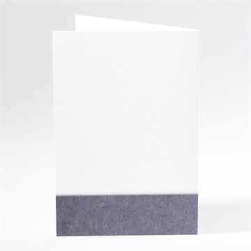 Menu mariage végétal retro - Dos du menu