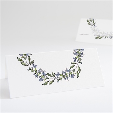 Marque-place mariage végétal retro