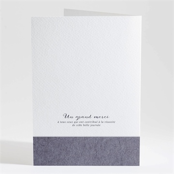 Livret de messe mariage végétal retro - Dos du livret