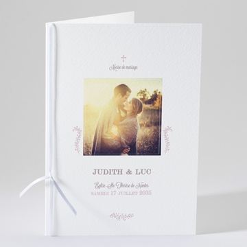 Livret de messe mariage roman photo