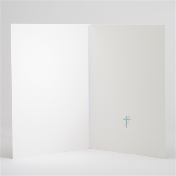 Livret de messe baptême filigrane pastel - Intérieur du livret