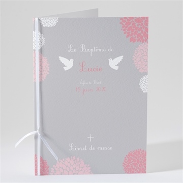 Livret de messe baptême tendre bonheur