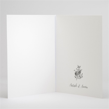 Livret de messe mariage ardoise originale - Intérieur du livret