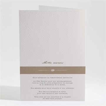 Livret de messe mariage ronde de bonheur - Dos du livret