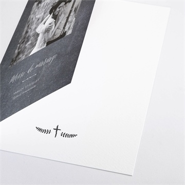 Livret de messe mariage annonce ardoisée - Détail du livret