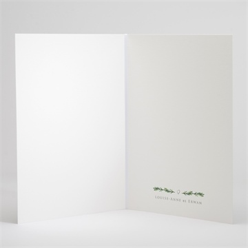 Livret de messe mariage poésie et photo - Intérieur du livret