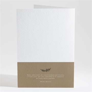 Livret de messe mariage amour toujours - Dos du livret