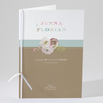 Livret de messe mariage naturel