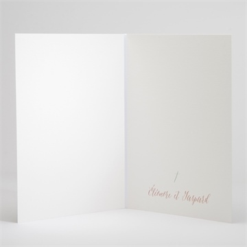 Livret de messe mariage kraft et ficelle - Intérieur du livret