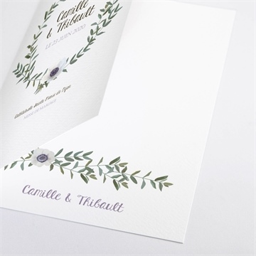 Livret de messe mariage couronne d'olivier - Détail du livret