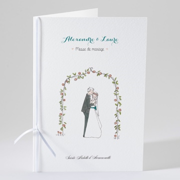 Livret de messe mariage love bohème