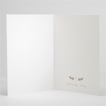 Livret de messe mariage love bohème - Intérieur du livret