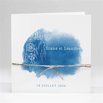 Faire-part mariage perle d'aquarelle