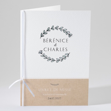 Livret de messe mariage avec programme