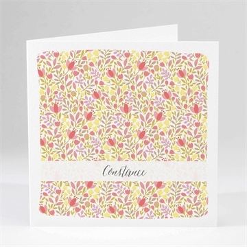 Faire-part naissance tendance liberty