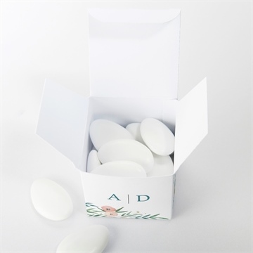 Boîte de dragées mariage printemps! - Intérieur de la boîte