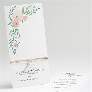 Menu mariage printemps!